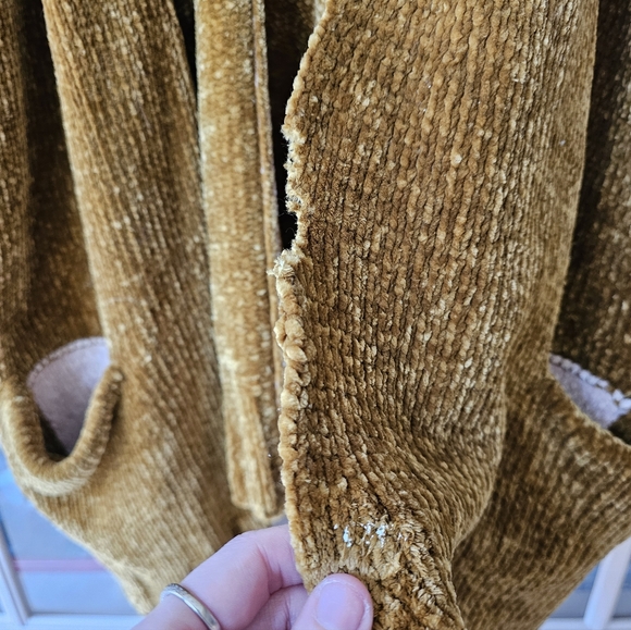 Anthropologie Gold Cardigan Sweater - Picture 14 of 14